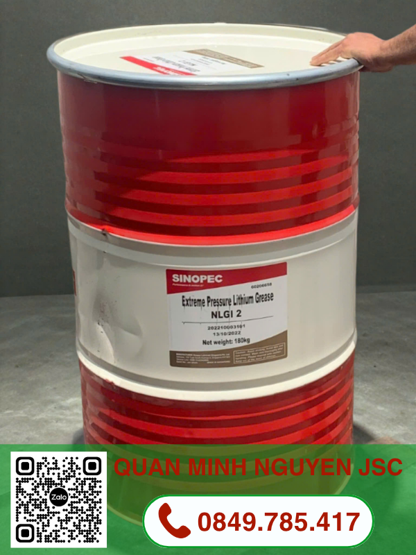 SINOPEC LITHIUM EP GREASE NLGI 2 SINOPEC LITHIUM EP GREASE NLGI 2