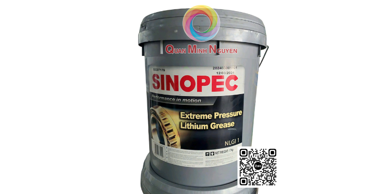 Mỡ bôi trơn Sinopec Lithium EP Grease NLGI 1