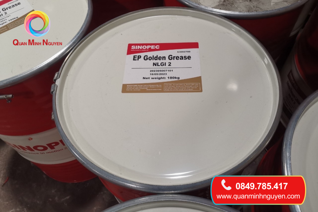 Quan Minh Nguyen Sinopec Mo Nhon Sinopec Golden Grease 6