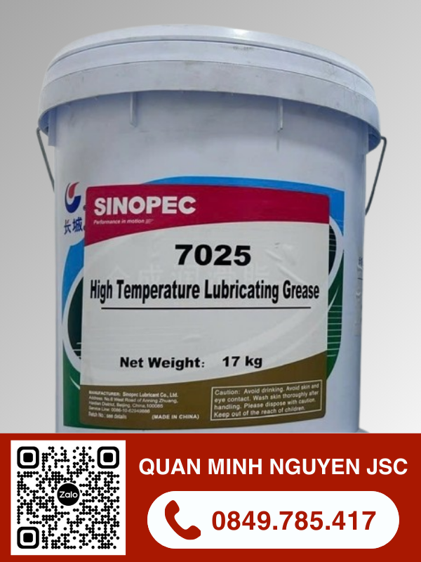 SINOPEC 7025 HIGH TEMPERATURE LUBRICATING GREASE