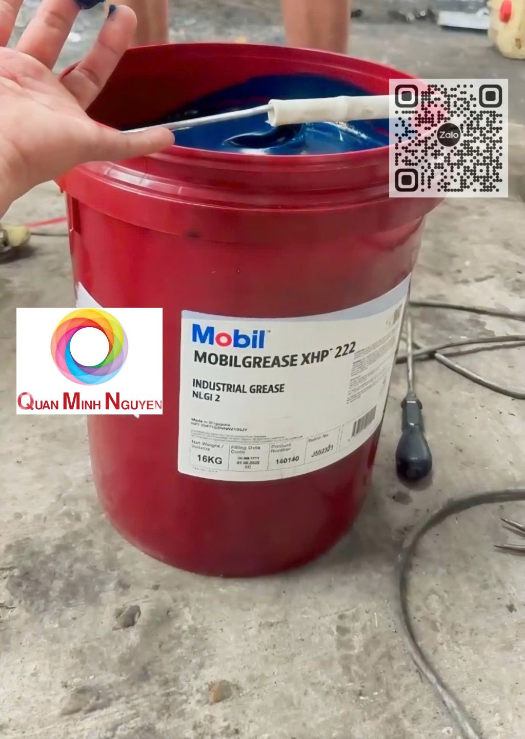 Mỡ bôi trơn Mobilgrease XHP 222