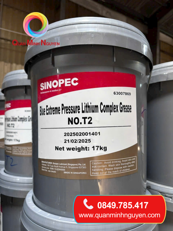 SINOPEC BLUE LITHIUM COMPLEX EP GREASE