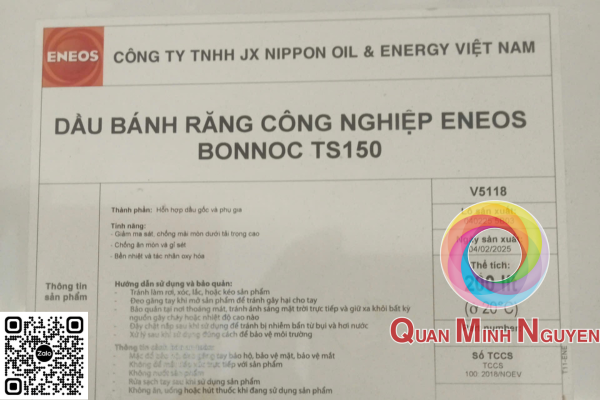 Dầu bánh răng ENEOS BONNOC TS 150