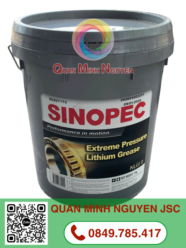 SINOPEC LITHIUM EP GREASE NLGI 0 SINOPEC LITHIUM EP GREASE NLGI 0