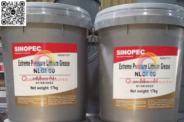 Mỡ bôi trơn SINOPEC LITHIUM EP GREASE NLGI 00