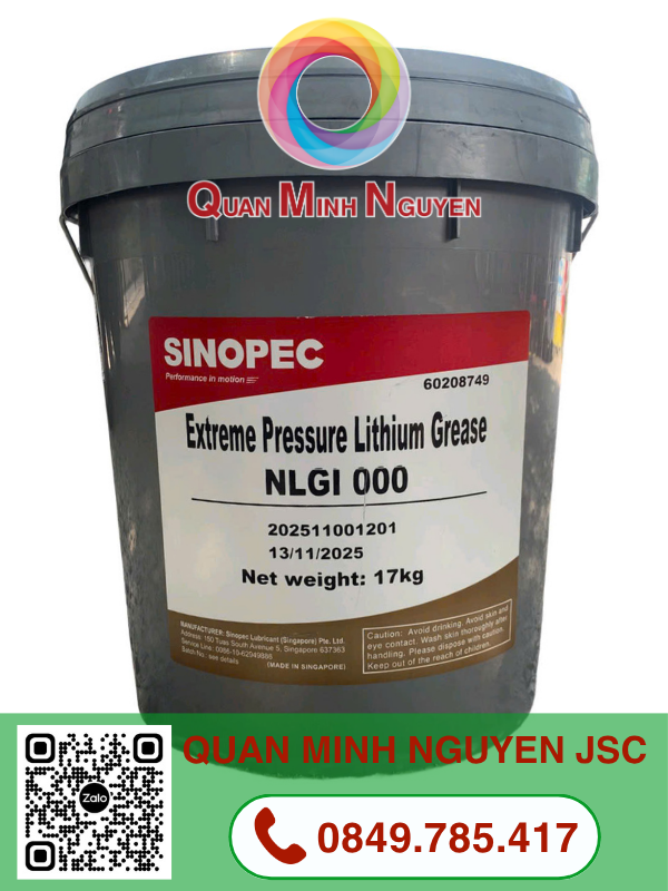 SINOPEC LITHIUM EP GREASE NLGI 000