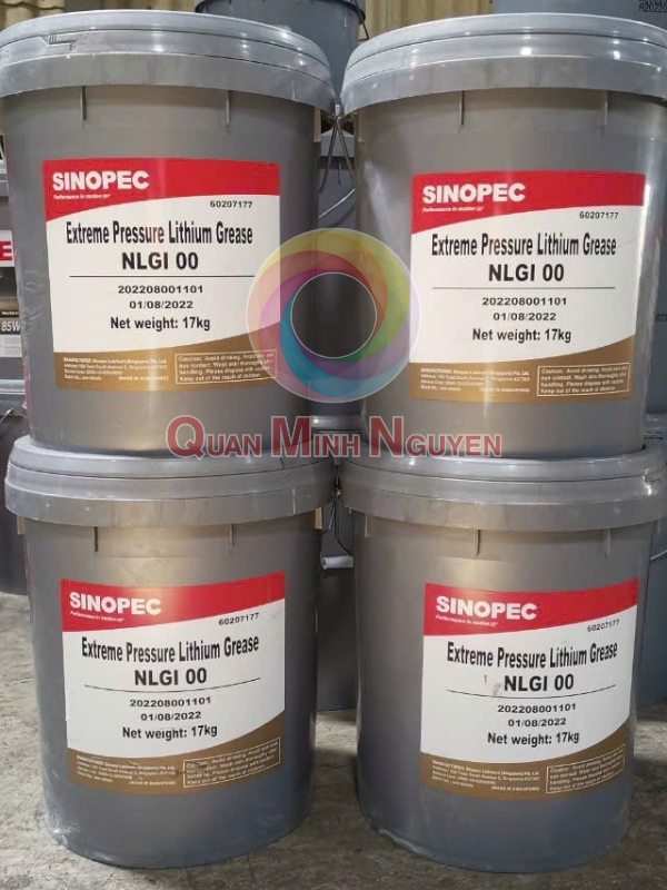 Mỡ bôi trơn SINOPEC LITHIUM EP GREASE NLGI 00