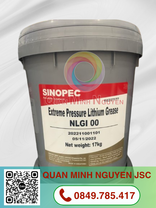 SINOPEC LITHIUM EP GREASE NLGI 00