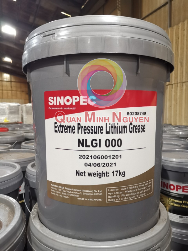 SINOPEC LITHIUM EP GREASE NLGI 000