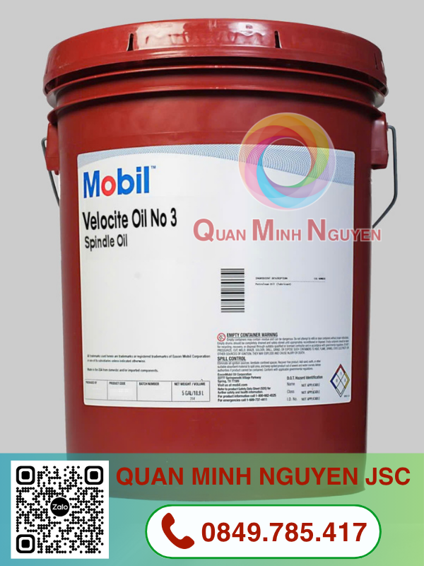 MOBIL VELOCITE OIL NO 3