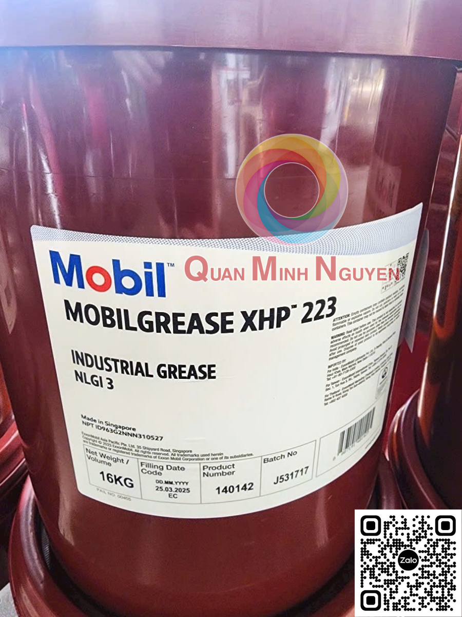 Mỡ bò chịu nhiệt Mobilgrease XHP 223