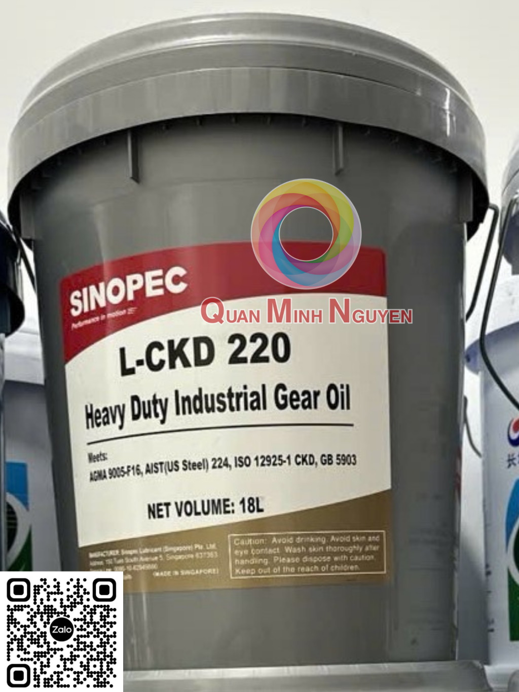 DẦU BÁNH RĂNG SINOPEC L-CKD HD 220