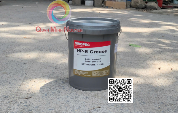 Mỡ chịu nhiệt 180 độ C SINOPEC HP-R Grease NLGI 2,3.