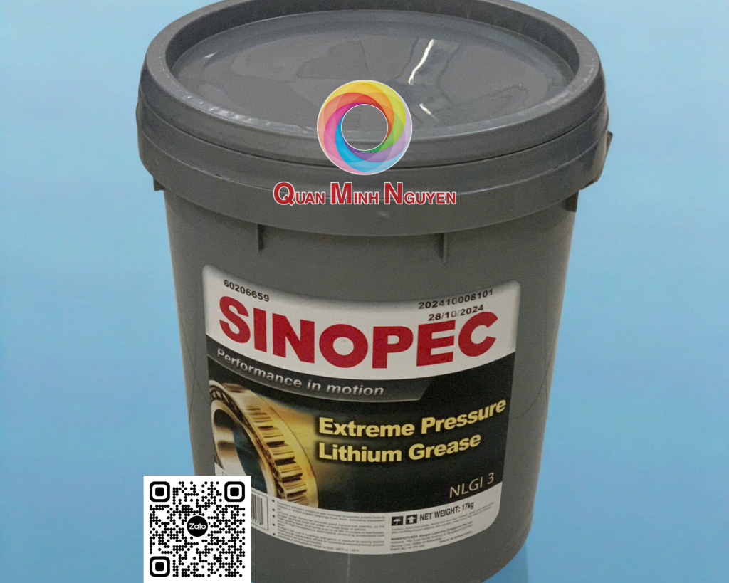 Mỡ bôi trơn Sinopec Lithium EP Grease NLGI 3