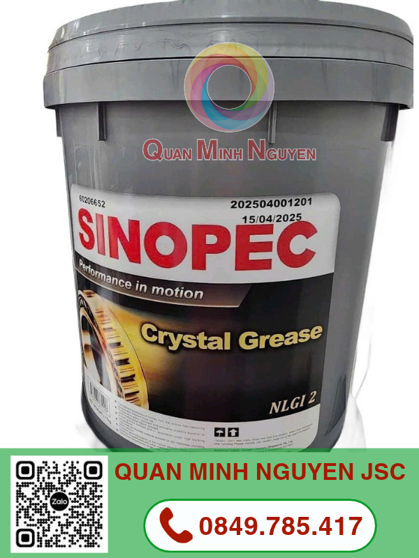 SINOPEC CRYSTAL GREASE NLGI 2