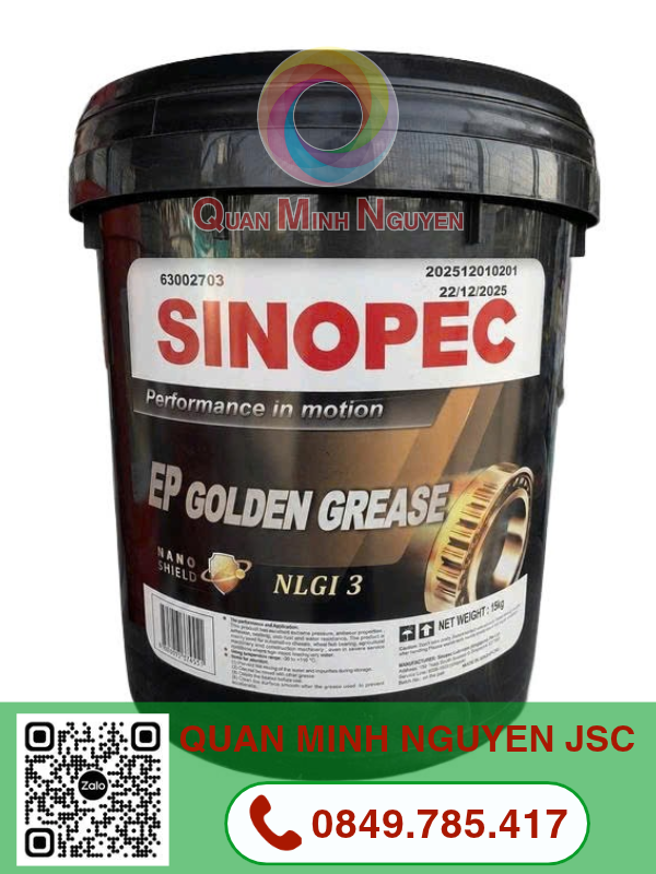 SINOPEC GOLDEN EP GREASE NLGI 3