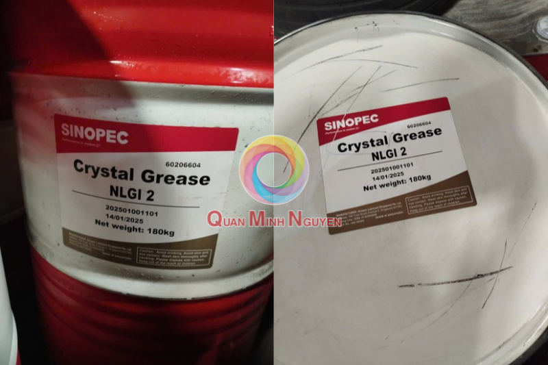 Mỡ bôi trơn Sinopec Crystal Grease NLGI 2